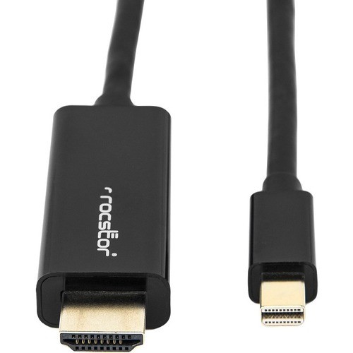 Rocstor Y10C197-B2 Cables Rocstor Premium Mini Displayport To Hdmi Cable M/m - Premium Mini Displayport To Hdmi Cable - 10 Ft  Y10c197b2 081060603486