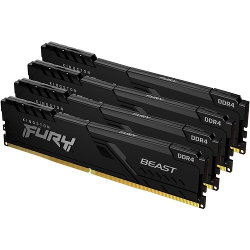 Kingston KF432C16BBK4/32 Memory/RAM Kingston Fury Beast 32gb (4 X 8gb) Ddr4 Sdram Memory Kit - 32 Gb (4 X 8gb) - Ddr4-3200/pc4-25600 Ddr Kf432c16bbk432 740617319897