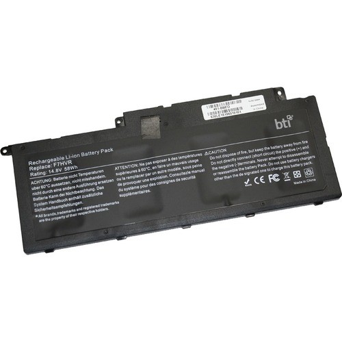 Battery Technology 451-BBEO-BTI Batteries Bti Battery - For Notebook - Battery Rechargeable - 3900 Mah - 58 Wh - 14.8 V Dc (451-bbeo-bti) 451bbeobti 886734887106