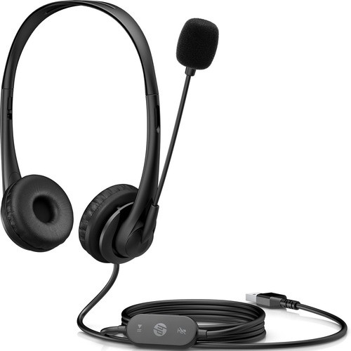 Hp 428K6AA Headsets/Earsets Hp Stereo Usb Headset G2 - Stereo - Usb Type A - Wired - 64 Ohm - 20 Hz - 20 Khz - Over-the-head - B 195908812531