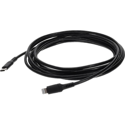 Addon USBC2LGT1MB Cables Addon 1.0m (3.3ft) Usb 3.1 Type (c) Male To Lightning Male Sync And Charge Black Cable - 3.28 Ft Lig 195285204653
