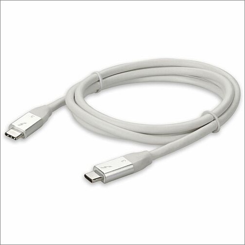Addon USBCTBOLT1MW Cables 3ft (1m) Usb-c 3.1 Male To Male Thunderbolt-compatible Sync And Charge White Cable - 3.28 Ft Thunder 195285205131