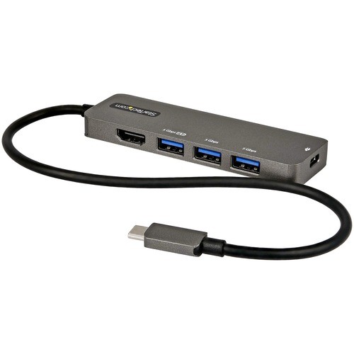 C2G USB C to x2 USB A Multiport Adapter Hub - 100W PD - 5Gbps - Type-C
