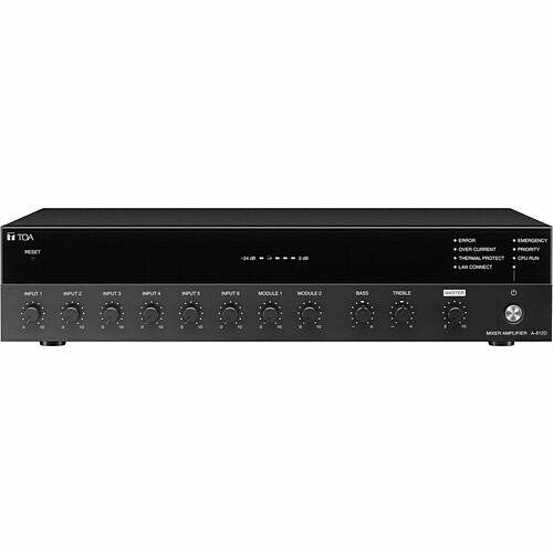 Toa A-812D A/V Receivers & Amplifiers Toa A-812d Amplifier - 120 W Rms - 1 Channel - Black - 50 Hz To 20 Khz - 170 W - Ethernet A812d 