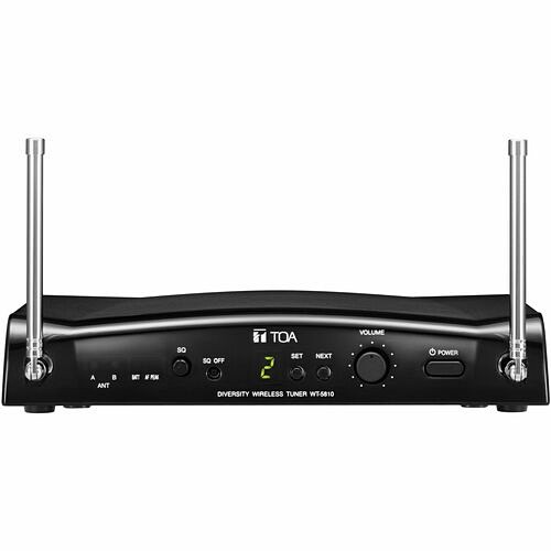 Toa WT-5810 H01US Wireless Microphone Systems Toa Wt-5810 Uhf Wireless Tuner - 576 Mhz To 606 Mhz Operating Frequency - 100 Hz To 15 Khz Frequency Wt5810h01us 