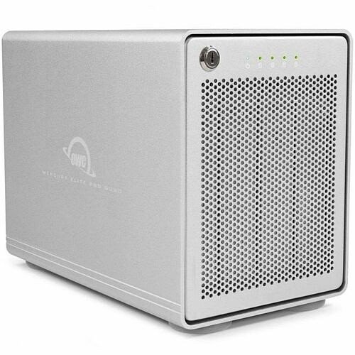 Owc OWCMEQCTJB000 NAS Servers Owc Mercury Elite Pro Quad Usb-c (10gb/s) Raid Storage Enclosure - Up To 1000mb/s - 4x Sata Drive Ba 810586037167