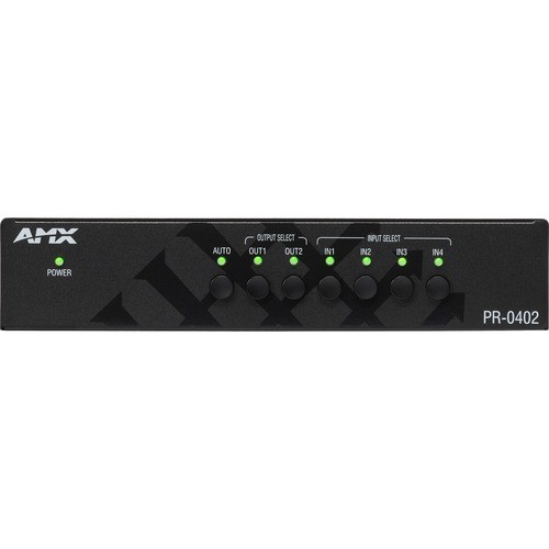 Harman Pro AMX-PR-0402 VGA Switchboxes Amx 4x2 4k60 Hdmi Switcher - 4096 X 2160 - 4k - Twisted Pair - 4 X 2 - Display - 2 X Hdmi Out (amx-p Amxpr0402 718878034538