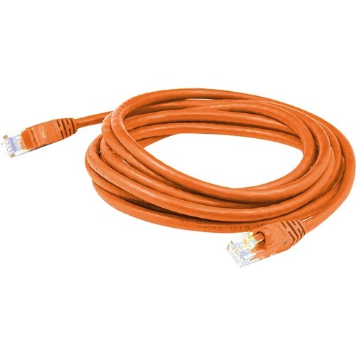 Addon ADD-10FCAT6S-OE Cables Addon 10ft Orange Cat 6 Shielded Pvc Ethernet Cable Snagless Bubble Boot Rj-45 M/m - 10 Ft Category  Add10fcat6soe 821456740414