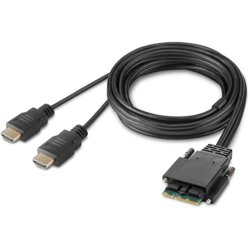 Belkin F1DN2MOD-CC-H03 Cables Belkin Hdmi Dual-head Console Cable - 2.95 Ft Kvm Cable For Kvm Console, Monitor - First End: 2 X Hd F1dn2modcch03 745883789672