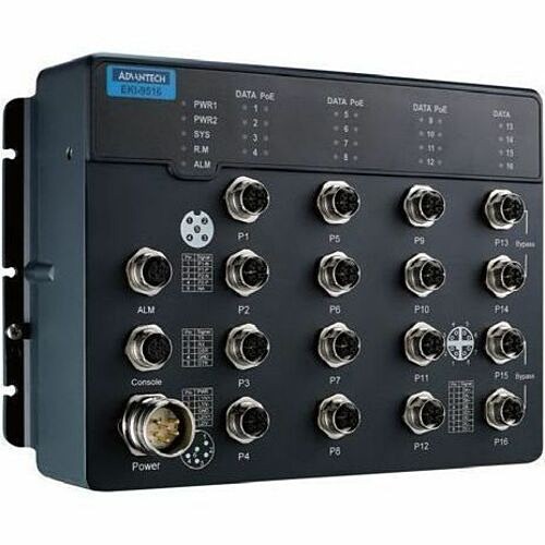 B And B Smartworx EKI-9516G-4GMX-AE Switches & Bridges Advantech Eki-9516g-4gmx-ae Ethernet Switch - Manageable - Gigabit Ethernet - 10/100/1000base-t - 2  Eki9516g4gmxae 