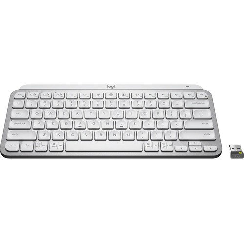 Logitech Keys Mini for Business Keyboard - Wireless Connectivity - Bluetooth - 32.81 ft 2.40 GHz Easy-Switch Hot Key(s) - Computer, Smartphone, Notebook, Tablet, iPad - PC, Mac - Gray 920-010595 097855172228