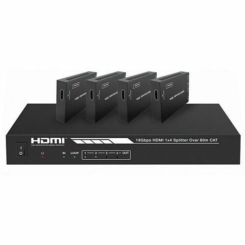 Monoprice 42271 Signal Splitters/Amplifiers Monoprice Blackbird Hdmi Splitter - 3840 X 2160 - 196.85 Ft Maximum Operating Distance - Blu-ray Pla 889028165713