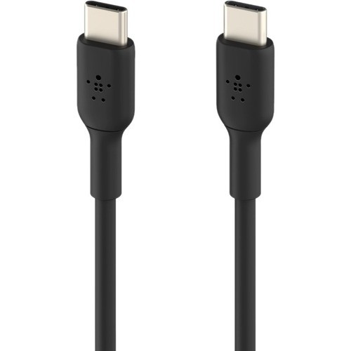 Belkin CAB003BT2MBK Cables Belkin 60w Usb-c To Usb-c Cable - 480 Mbps - Pvc - M/m - 1m/3.3ft - Black - 6.56 Ft Usb-c Data Trans 745883788255