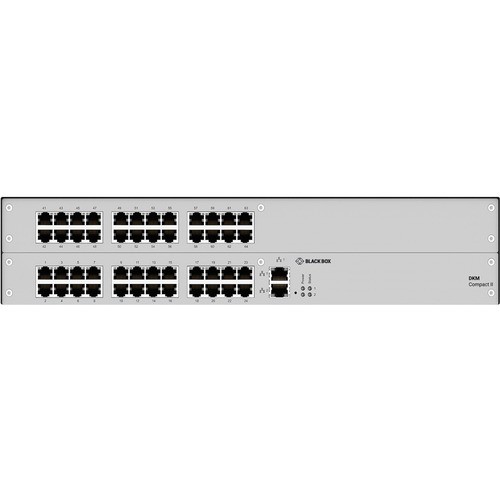Black Box ACXC48-1G KVM Switchboxes Black Box Dkm Compact Ii Kvm Matrix Switch - Catx - 48 Computer(s) - 50 Hz, 60 Hz - 2 X Network (rj- Acxc481g 