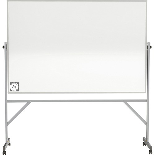 Ghent ARM4M446 Erase Boards Hygienic Porcelain Mobile Whiteboard With Aluminum Frame GHEARM4M446 014935052003