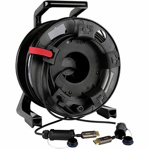 Kramer Electronics CRS-PLUGNVIEW-DP-131 Cables Kramer Active Optical Armored 8k Displayport Cable - 131 Ft Hybrid Fiber Optic A/v Cable For Audio/v Crsplugnviewdp131 