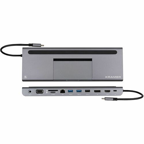 Kramer Electronics KDOCK-4 Docking Stations Kramer Usb-c Hub Multiport Adapter - For Notebook, Tablet, Smartphone - Charging Capability - Memory Kdock4 