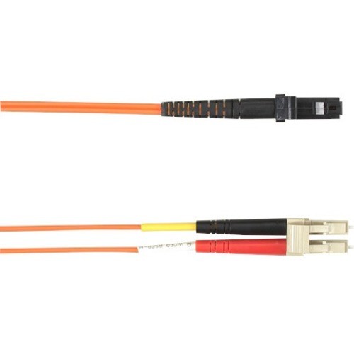 Black Box FOCMR62-006M-LCMT-OR Cables Black Box Om1 62.5/125 Multimode Fiber Patch Cable Ofnr Pvc Lc-mtrj Or 6m - 19.69 Ft Fiber Optic Net Focmr62006mlcmtor 822088211921