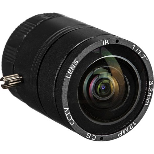 Marshall Electronics CS-3.2-12MP Lenses & Filters Marshall - 3.20 Mmf/2 - Fixed Lens For Cs Mount - Designed For Surveillance Camera - 1.5" Length - 1 Cs3212mp 801813192995