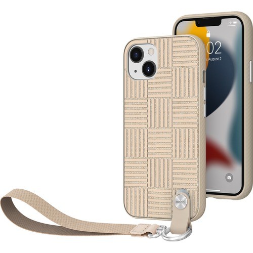 Aevoe 99MO117702 Carrying Cases Moshi Altra Carrying Case Apple Iphone 13 Smartphone - Sahara Beige - Bacterial Resistant, Drop Resi 888112005249