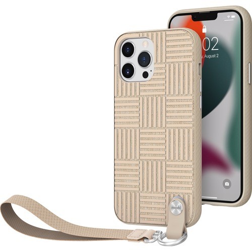 Aevoe 99MO117704 Carrying Cases Moshi Altra Carrying Case Apple Iphone 13 Pro Max Smartphone - Sahara Beige - Bacterial Resistant, D 888112005263