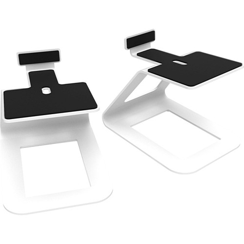 Kanto SE6W Stands & Cabinets Kanto Desktop Speaker Stands Se6 - 22 Lb Load Capacity - 6.9" Height - Desktop - Silicone, Steel - W 800152720784