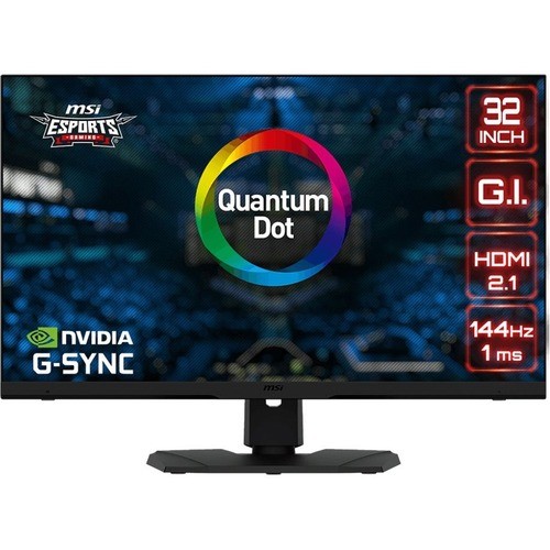 Msi OPTIXMPG321URQD Monitors Msi Optix Mpg321ur-qd 32" 4k Uhd Quantum Dot Led Gaming Lcd Monitor - 16:9 - 32" Class - Rapid Ips - 824142240632