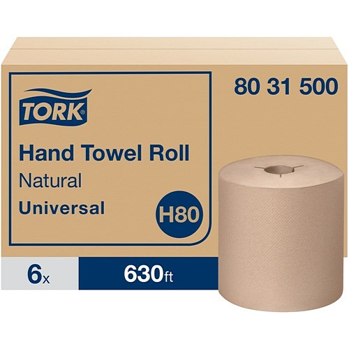 Tork 8031500 Tissues & Napkins Hand Towel Roll Natural H80 TRK8031500 042167962333