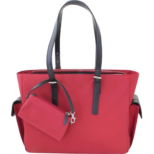 Fabrique FWTM14RELIB Carrying Cases Francine Collection Slim Liberator Carrying Case (tote) For 14" To 14.1" Notebook - Red - Water Resi 818993010490