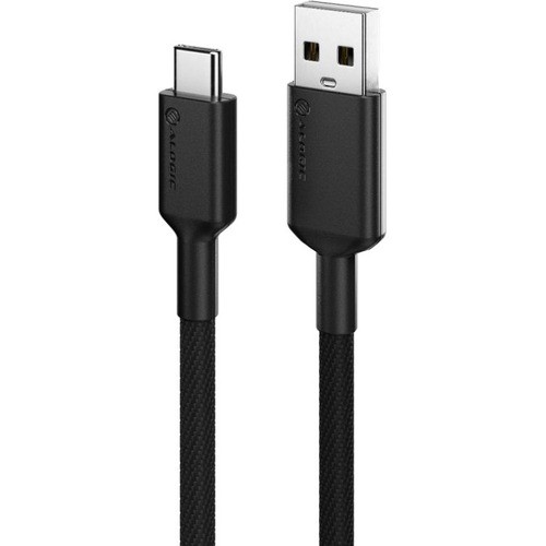 Alogic ELPCA201-BK Cables Alogic Elements Pro Usb-c To Usb-a Cable - Male To Male - 1m - Usb 2.0 - 3a - 480mbps - Black - 3.28 Elpca201bk 9350784019530