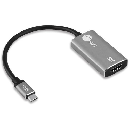 Siig CB-TC0L11-S1 Connector Adapters Siig Usb-c To Hdmi Adapter - 8k - Usb-c To Hdmi Converter - Supports Resolutions Up To 7680x4320@60h Cbtc0l11s1 662774044422