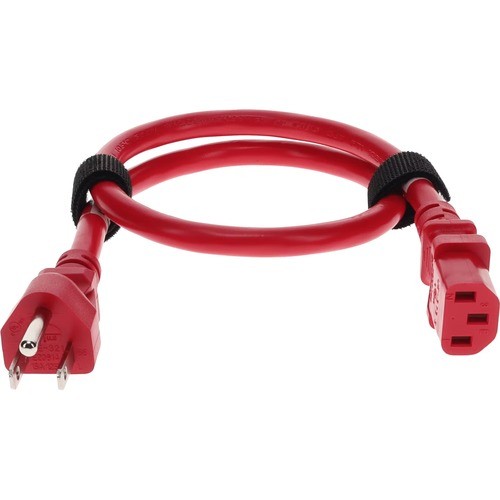 Addon ADD515P2C1314AWG6FTR Power Cords Addon Power Extension Cord - 230 V Ac, 120 V Ac10 A - Red - 6 Ft Cord Length - 1 - Taa Compliant (ad 195285353467