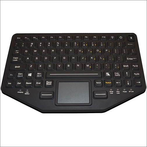 Gamber Johnson 7300-0113 Keyboards & Keypads Gamber-johnson Ikey Dual Connectivity Slim Keyboard - Wired/wireless Connectivity - Bluetooth - Usb  73000113 041898990332