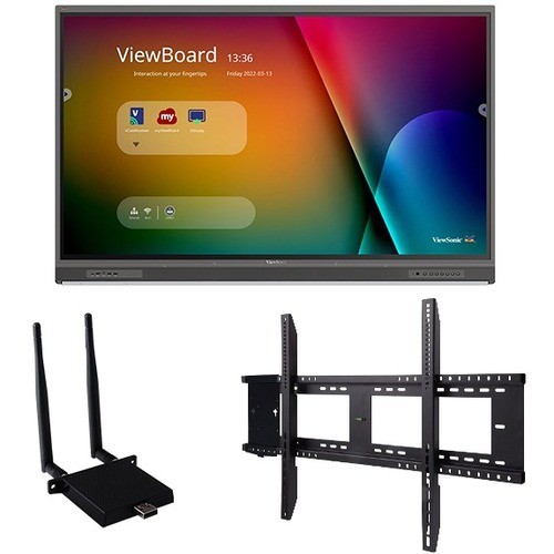 Viewsonic IFP6552-1C-E1 Miscellaneous Kits Viewsonic Ifp6552-1c-e1 65 Inch 4k Ultra Hd Interactive Flat Panel Display With Integrated Microphon Ifp65521ce1 0766907013887