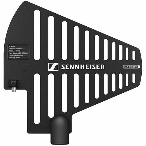 Sennheiser 508863 Antennas Sennheiser Antenna - Range - Uhf - 470 Mhz To 1075 Mhz - 5 Dbi - Digital Wireless Systemstand Mount, 615104343412