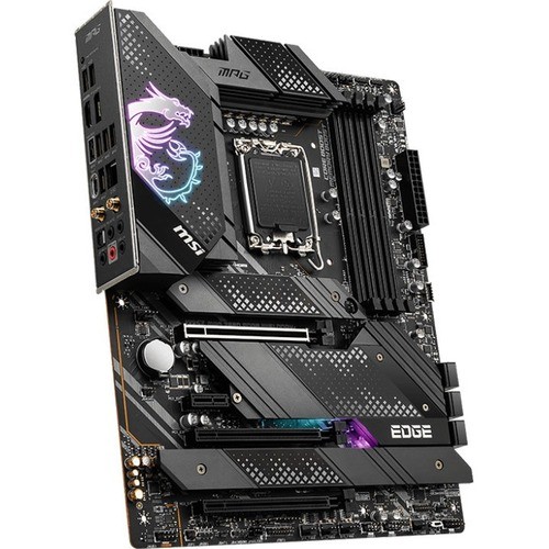 Msi Z690EDGEWID4 Motherboards Msi Mpg Z690 Edge Wifi Ddr4 Desktop Motherboard - Intel Chipset - Socket Lga-1700 - Intel Optane Mem 