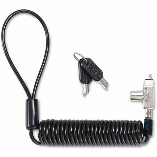 Kensington K60512 Cable Locks Kensington Slim N17 2.0 Portable Keyed Laptop Lock For Wedge-shaped Slots - Custom Keyed - Portable  085896605126