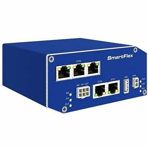 B And B Smartworx BB-SR30000121-SWH Routers & Gateways Advantech Smartflex Sr300 Wireless Router - 5 Ports - 4 Rj-45 Port(s) - 1 Wan Port(s) - Slots512 Mb  Bbsr30000121swh 