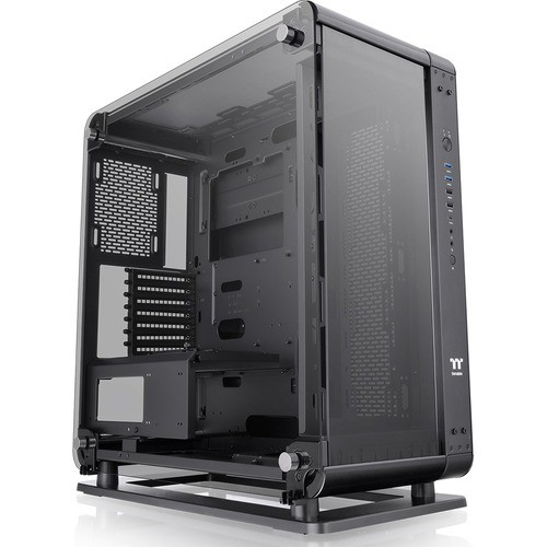 Thermaltake CA-1V2-00M1WN-00 Computer Cases Thermaltake Core P6 Tempered Glass Mid Tower Chassis - Mid-tower - Black - Spcc, Tempered Glass - 4  Ca1v200m1wn00 841163078594