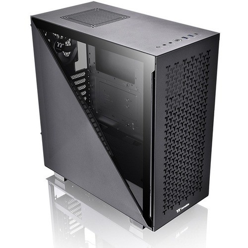 Thermaltake CA-1S2-00M1WN-02 Computer Cases Thermaltake Divider 300 Tg Air Mid Tower Chassis - Mid-tower - Black - Spcc, Tempered Glass, Mesh -  Ca1s200m1wn02 841163078617