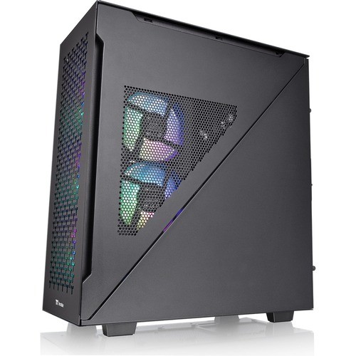 Thermaltake CA-1T4-00M1WN-02 Computer Cases Thermaltake Divider 500 Tg Air Mid Tower Chassis - Mid-tower - Black - Spcc, Tempered Glass, Mesh -  Ca1t400m1wn02 841163078631