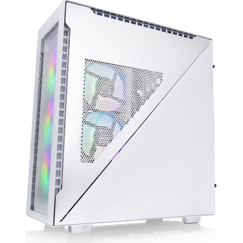 Thermaltake CA-1T4-00M6WN-01 Computer Cases Thermaltake Divider 500 Tg Snow Argb Mid Tower Chassis - Mid-tower - White - Spcc, Tempered Glass, M Ca1t400m6wn01 841163077900