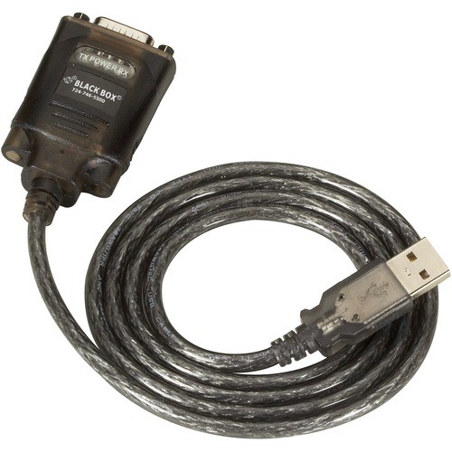 Black Box IC199A-R4 Cables Black Box Usb To Rs-232 Converter - Db9, 1-port - 3.58 Ft Db-9/usb Data Transfer Cable For Pos Devic Ic199ar4 822088277842