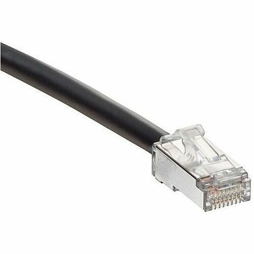 Leviton 6AS10-7E Cables Leviton Cat 6a Patch Cord, 7 Ft (2.1 M), Black - 7 Ft Category 6a Network Cable For Network Device - 6as107e 078477403563