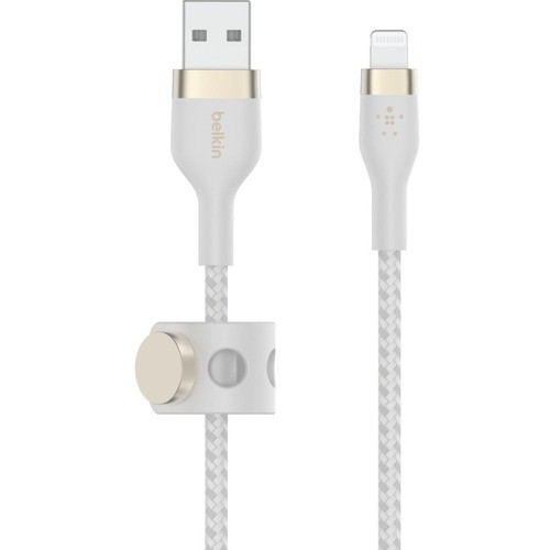 Belkin CAA010BT2MWH Cables Belkin Usb-a Cable With Lightning Connector - 6.60 Ft Lightning/usb Data Transfer Cable For Iphone,  745883832422