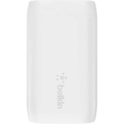CARGADOR BELKIN 37W DUAL PORT USB-A/USB-C WITH PPS - White — Cover company
