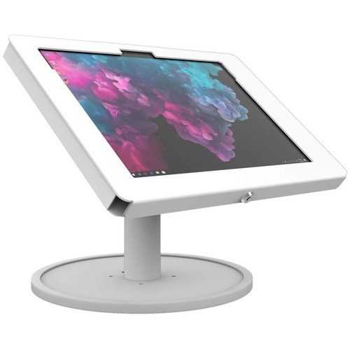 The Joy Factory KAM412W Stands & Cabinets The Joy Factory Elevate Ii Countertop Kiosk For Surface Pro 8 (white) - 10.8" Height X 9.8" Width -  810041120748