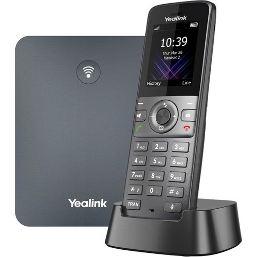 Yealink 1302022 IP Phones Yealink W73p Ip Phone - Cordless - Corded - Dect - Wall Mountable - Space Gray, Classic Gray - Voip  841885107015