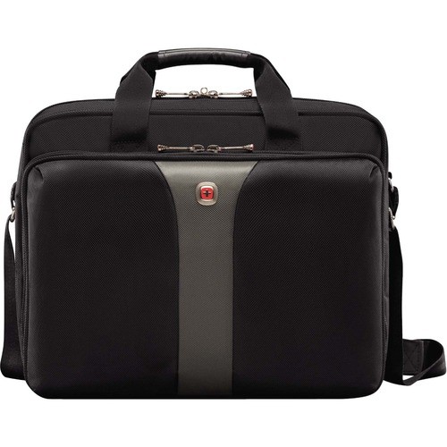 Wenger 67652140 Carrying Cases Wenger Legacy 67652140 Carrying Case For 16" Notebook - Black, Gray - Tear Resistant Shoulder Strap  0092837765245