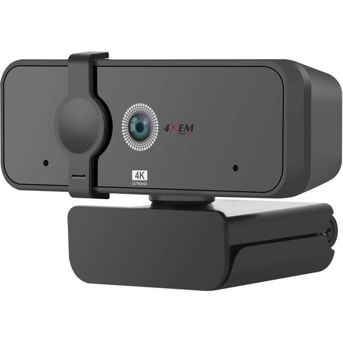 4xem 4XWEBCAM4K WebCams 4xem Webcam - 8 Megapixel - 30 Fps - Black - Usb 2.0 Type A - 3840 X 2160 Video - Auto-focus - Micro 841567001396
